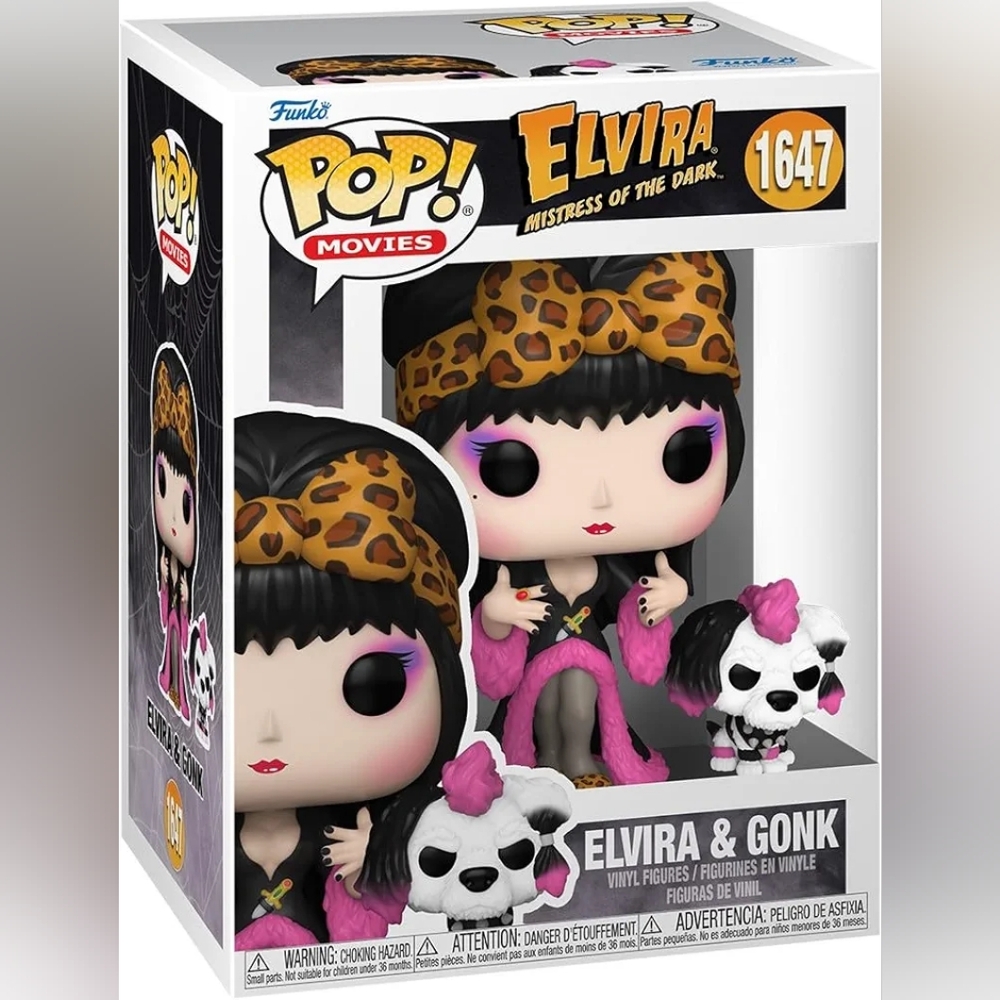 POP Horror Icons: Elvira & Gonk - Mistress of The Dark Funko Vinyl Figure
